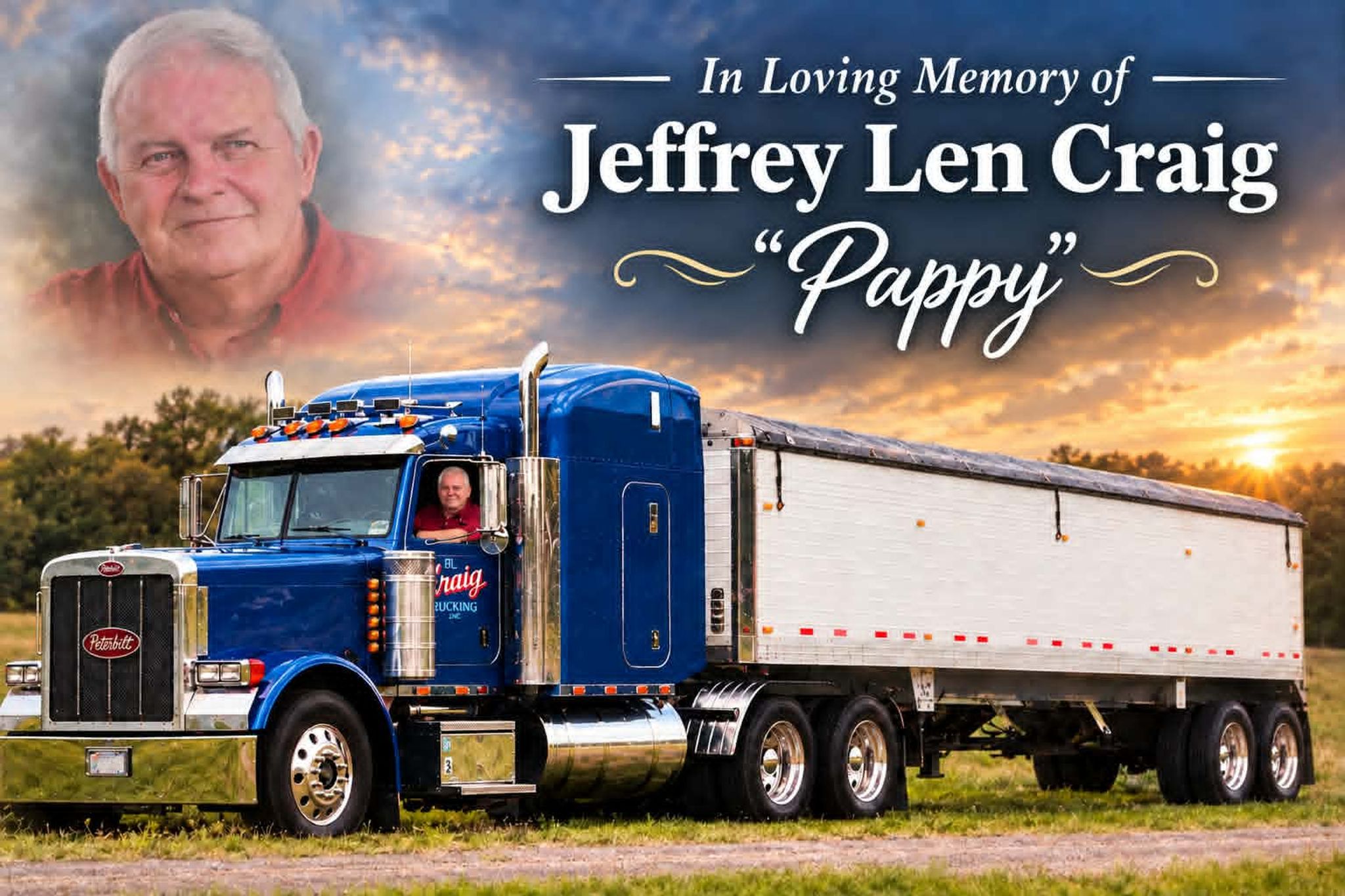 Cover for Jeffrey Len Craig's Obituary