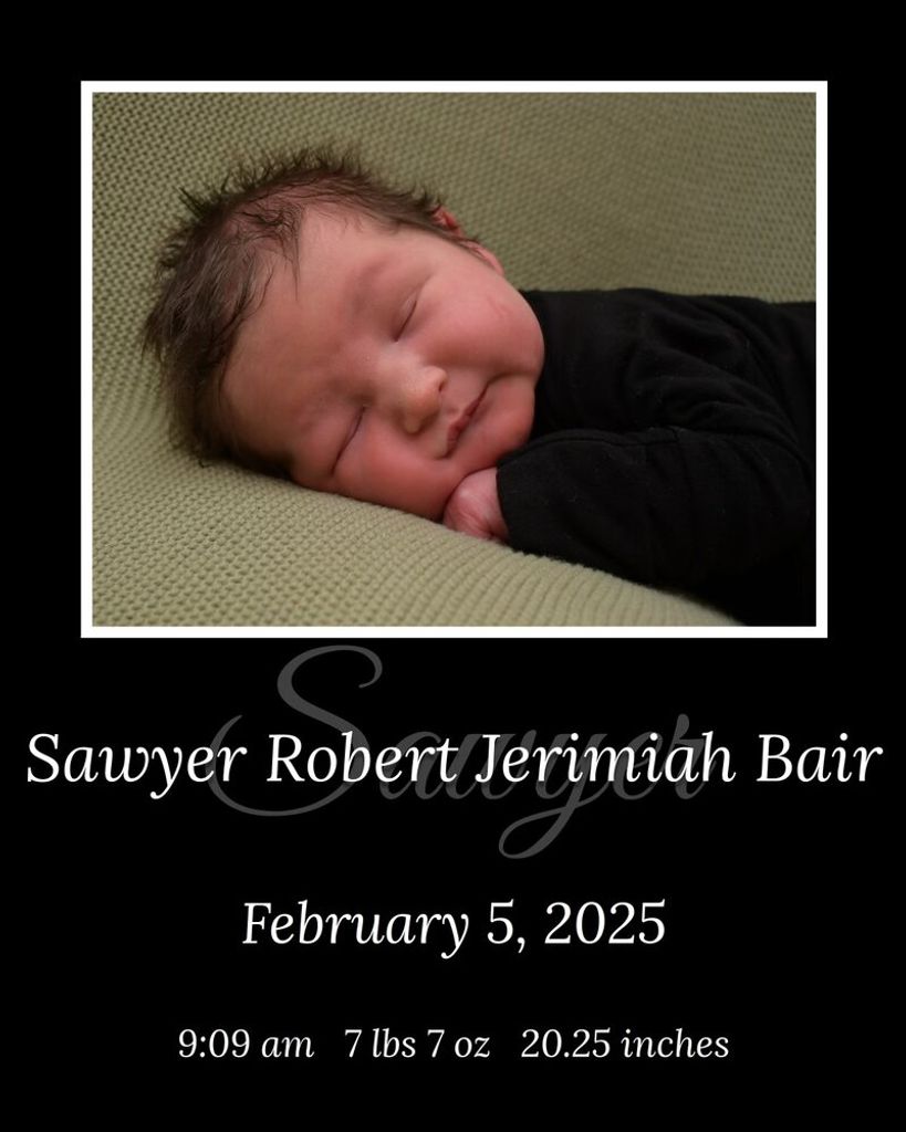 Sawyer Robert Jerimiah Bair