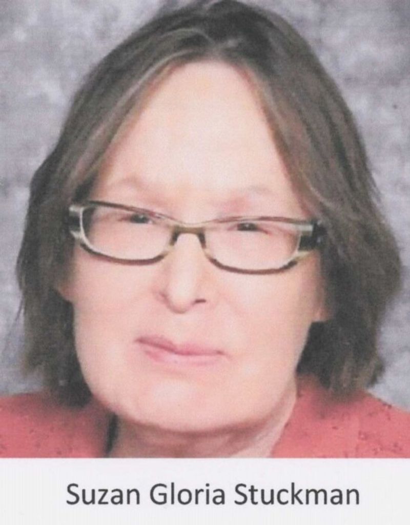 Suzan Gloria  "Sue" (Stuckman)  Stuckman