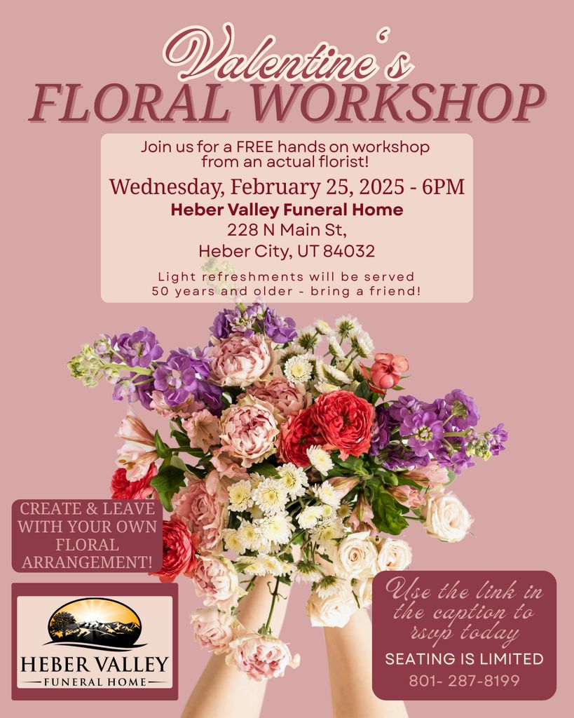 Valentine's Floral Workshop