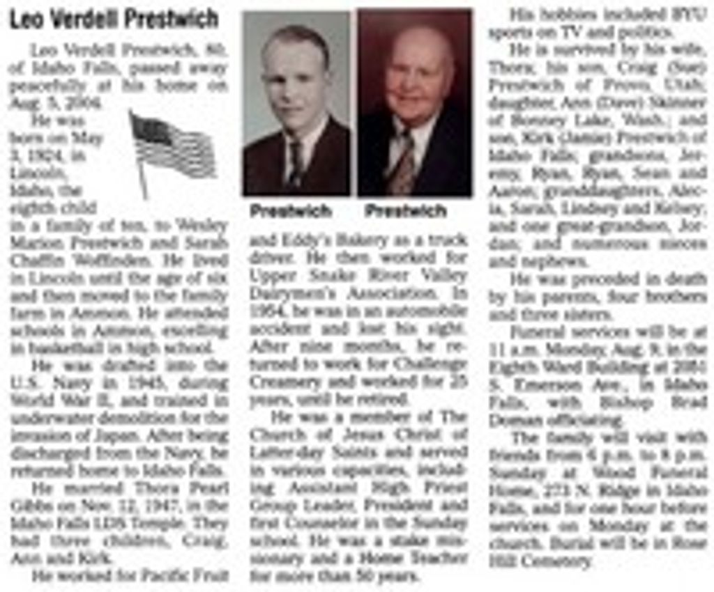 Leo Prestwich