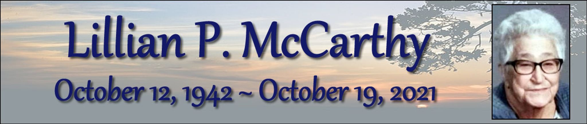Cover photo for Lillian Mccarthy's Obituary
