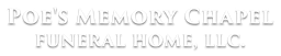 Poe's Memory Chapel Funeral Home LLC Logo