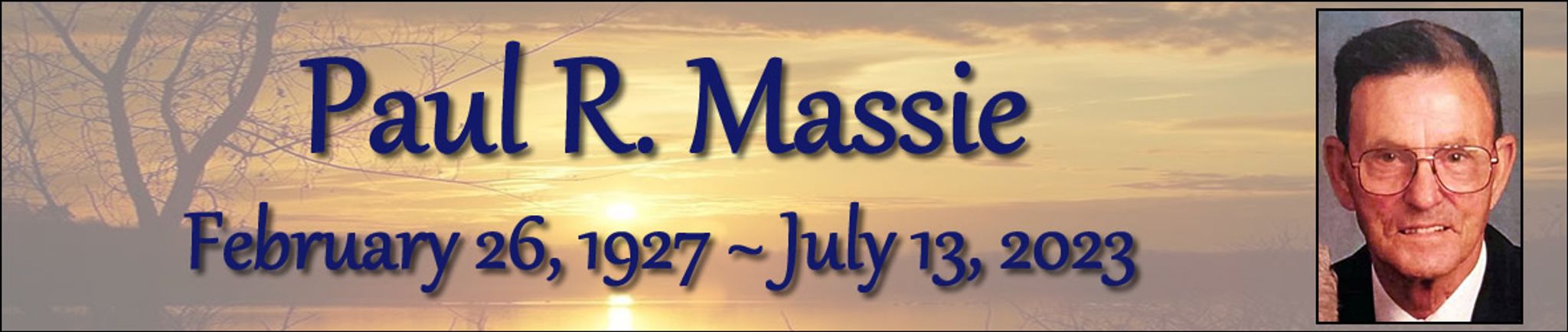 Cover photo for Paul Massie's Obituary