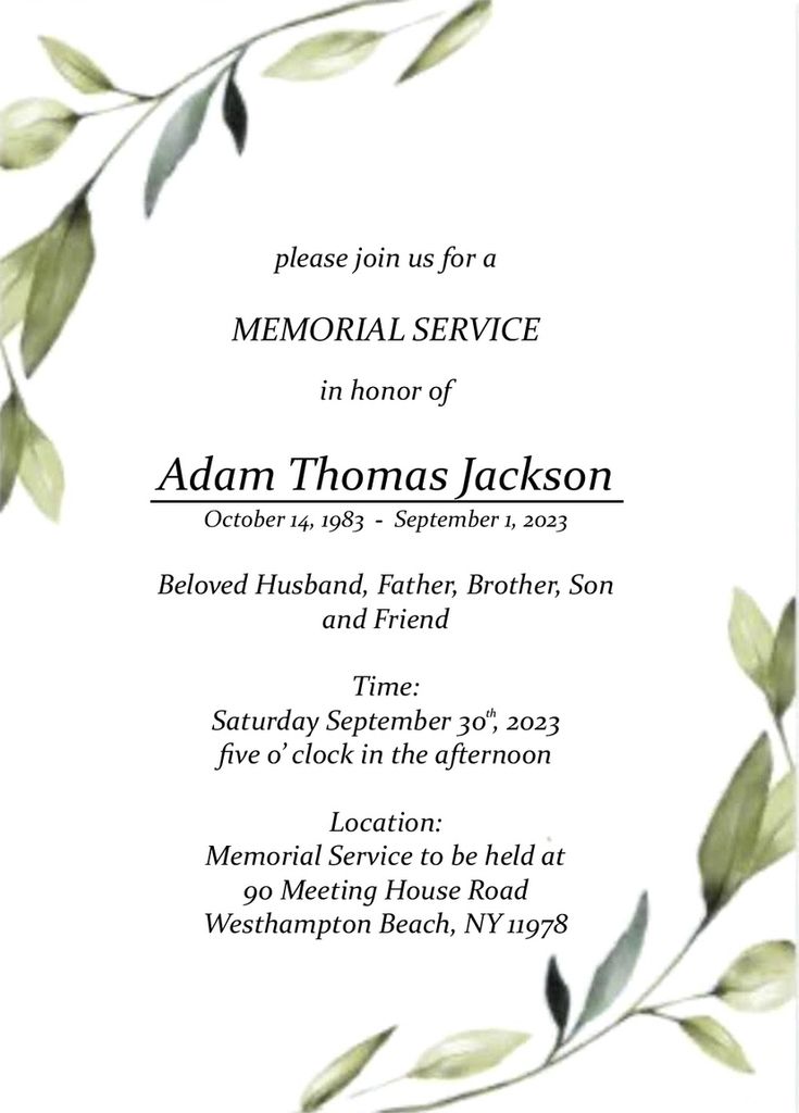 Adam Thomas Jackson