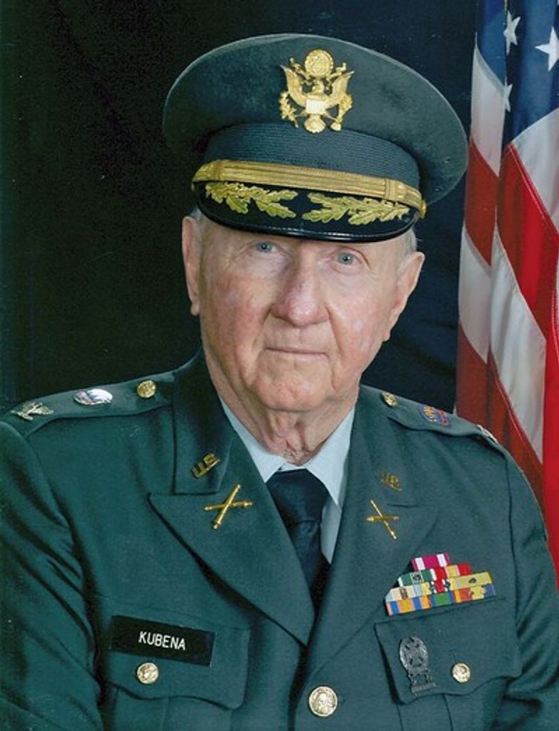 Col. Robert "Bob" Anton Kubena (Ret. Us Army)