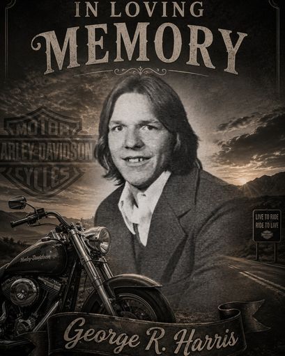 George R. Harris's obituary image