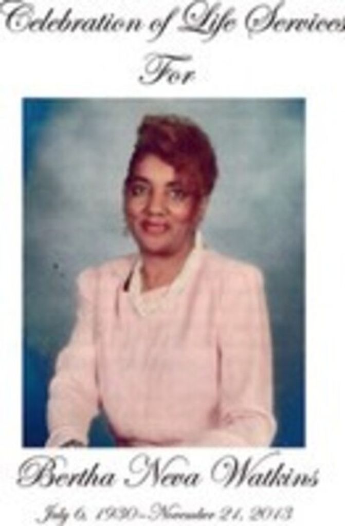 Bertha Nevia Watkins