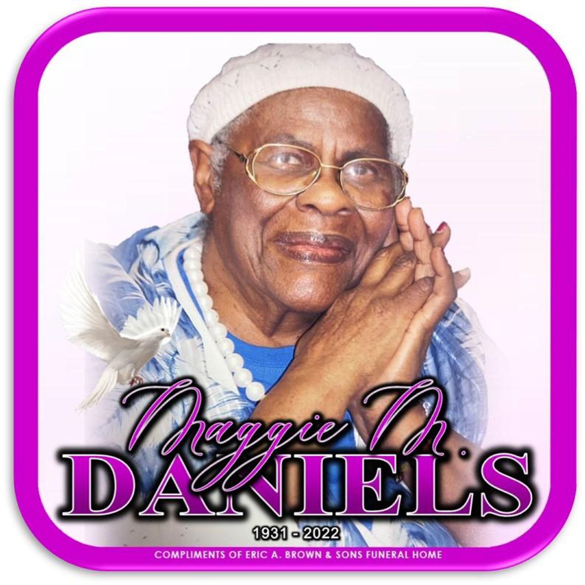 Cover for Ms. Maggie Mae Daniels's Obituary