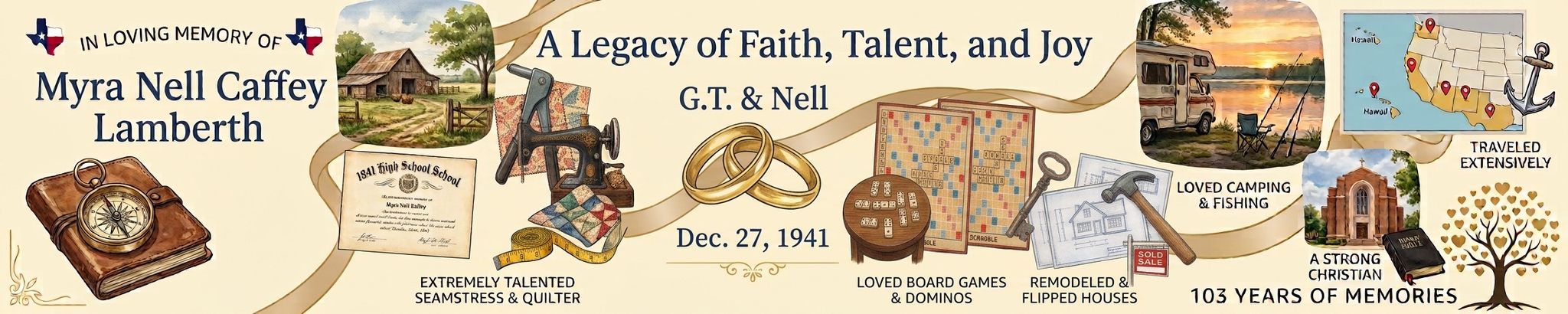Cover for Myra Nell Lamberth's Obituary