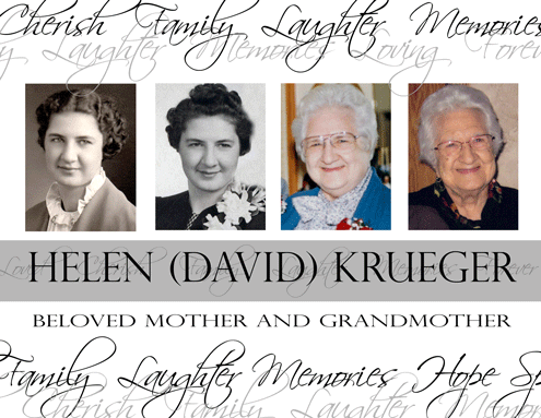 Helen M. (David) Krueger