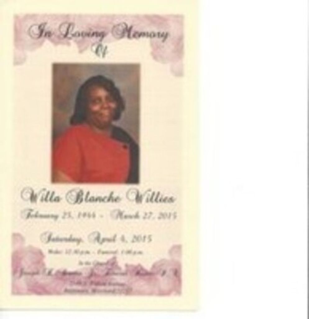 Willa Blanche Willies