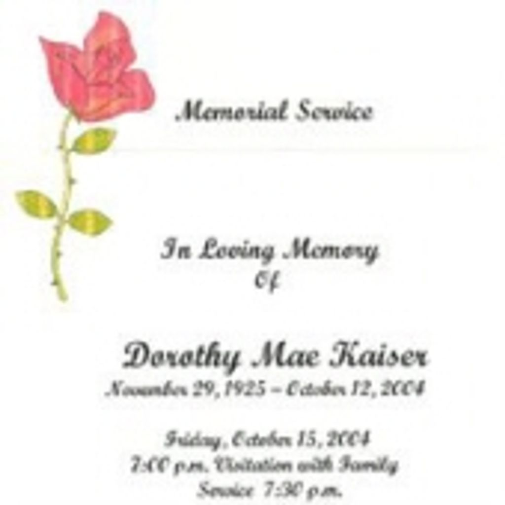 Dorothy Kaiser