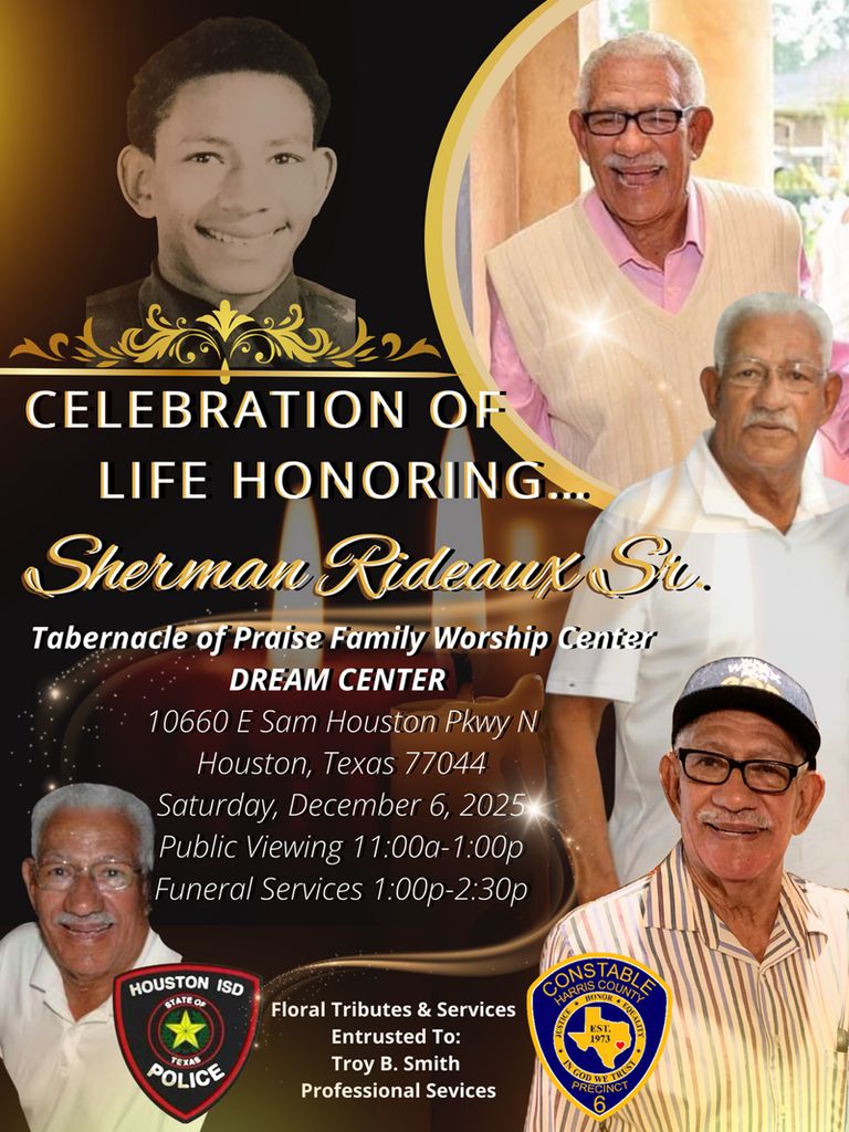 Sherman Hubert Rideaux Sr Profile Photo