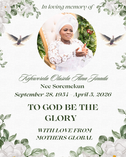 Kofoworola Olusola Aina Jinadu's obituary image