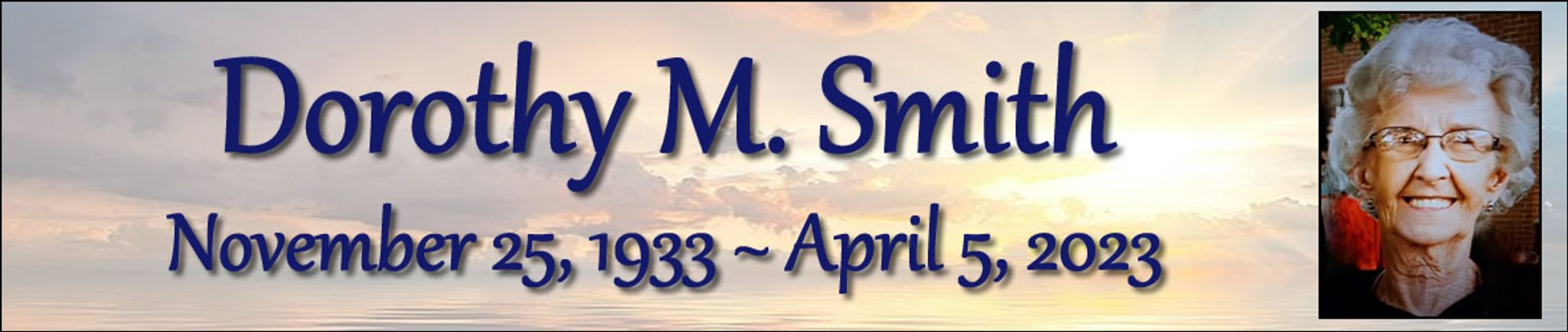 Cover photo for Dorothy Smith's Obituary