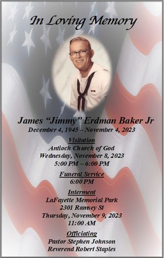 James "Jimmy" Erdman Baker Jr photo gallery thumbnail 72 of 74