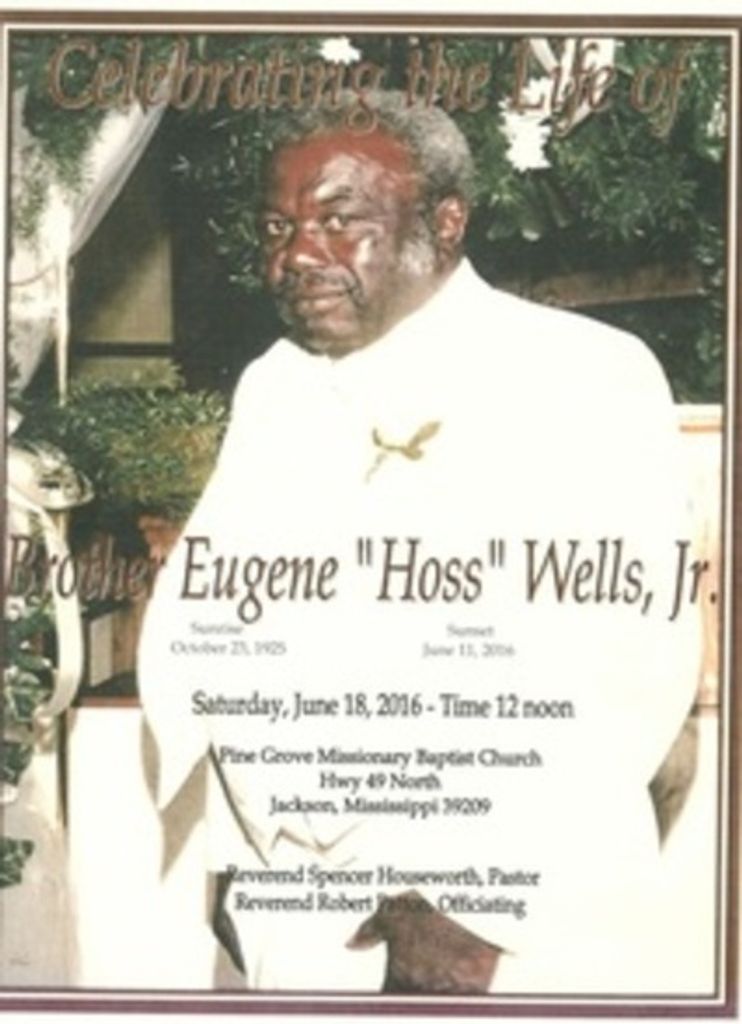 Mr. Eugene Hoss Wells,Jr. Profile Photo