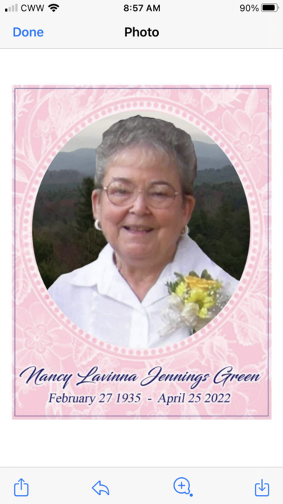 Nancy Lavinna Green Profile Photo