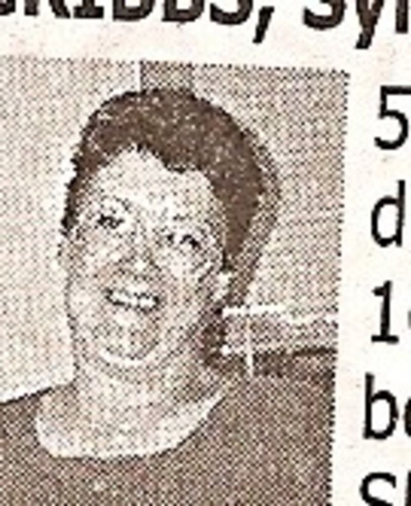 Sylvia "Sue" Kaye Cribbs