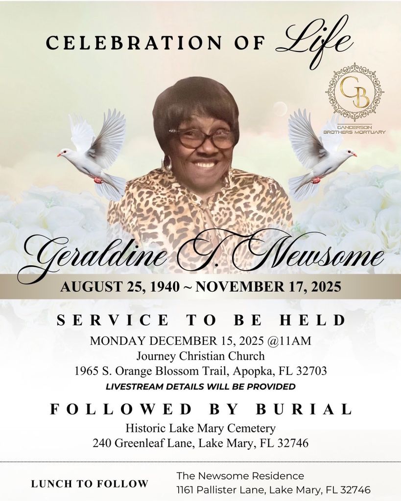 Geraldine Newsome Profile Photo