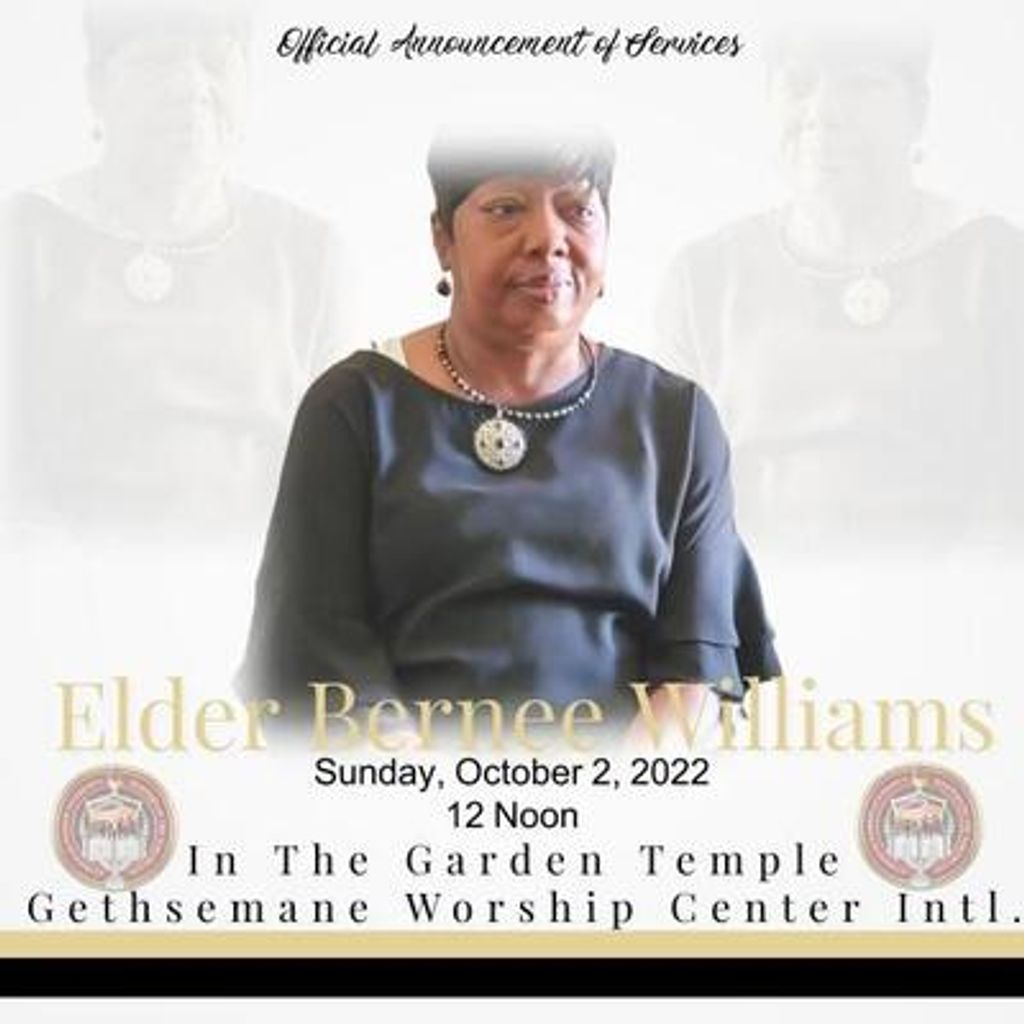 Elder Bernee A. Williams Profile Photo