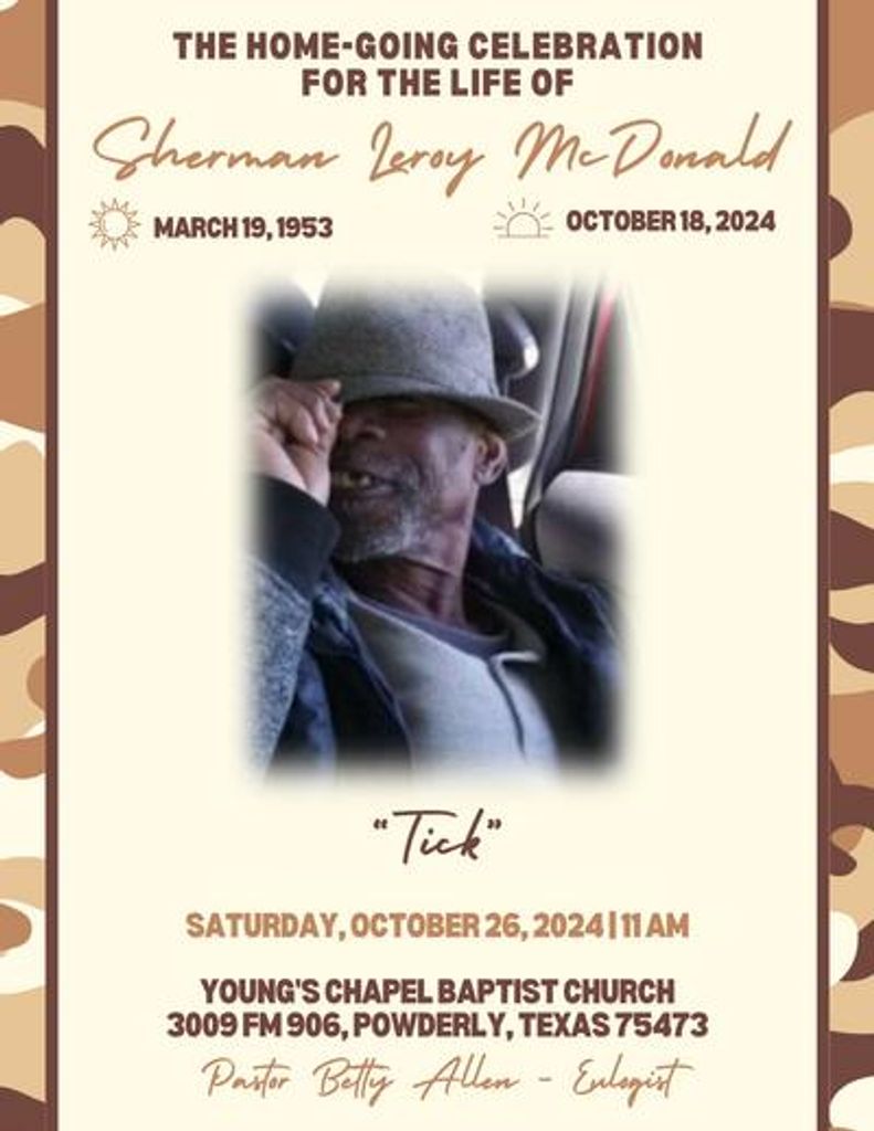 Sherman Mcdonald Profile Photo