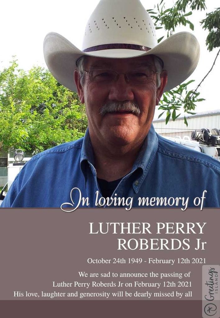 Luther Perry Roberds Jr. Profile Photo