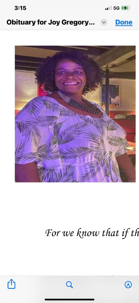 Ms. Joy Mcclean Profile Photo