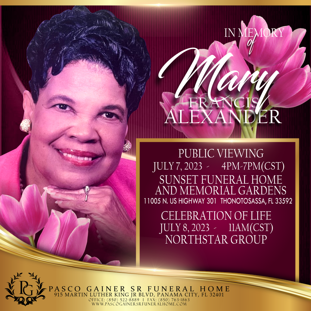 Mary Frances Alexander Profile Photo