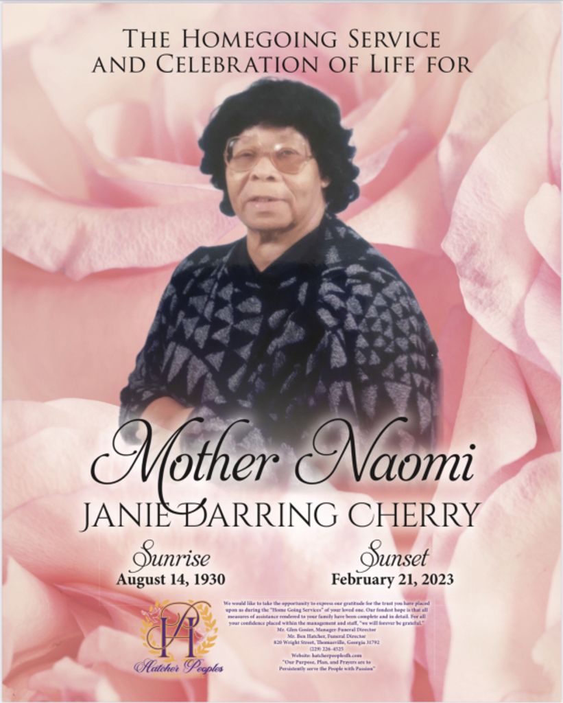 Naomi Janie (Darring)  Cherry Profile Photo