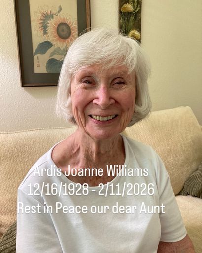 Ardis Joanne Williams's obituary image