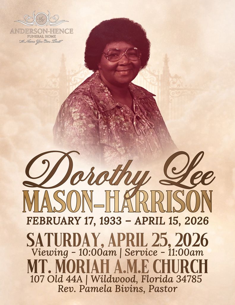 Dorothy Lee Mason-Harrison