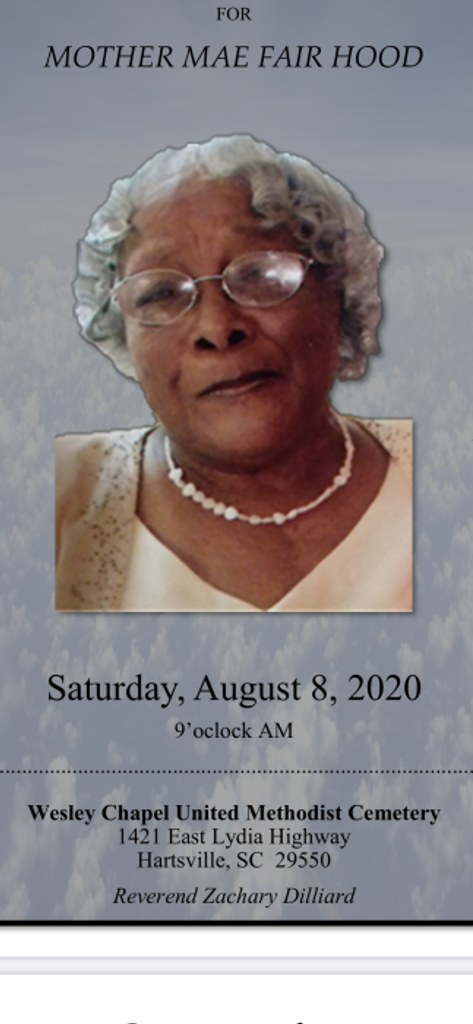 Mother Mae Fair Hood Profile Photo