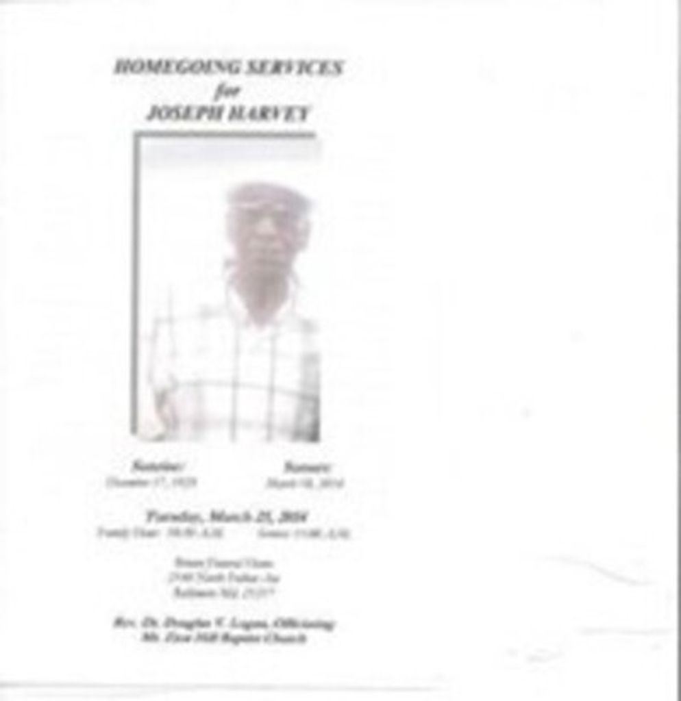 Joseph Andrew Harvey