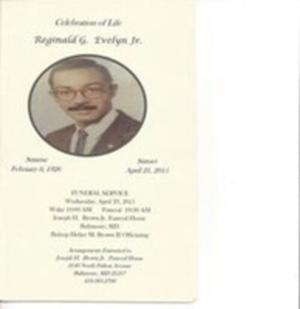 Reginald Evelyn, Jr.