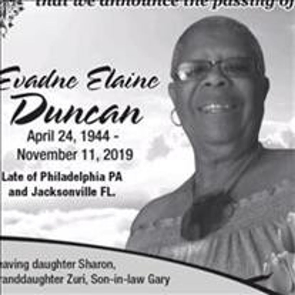 Evadne Elaine Duncan