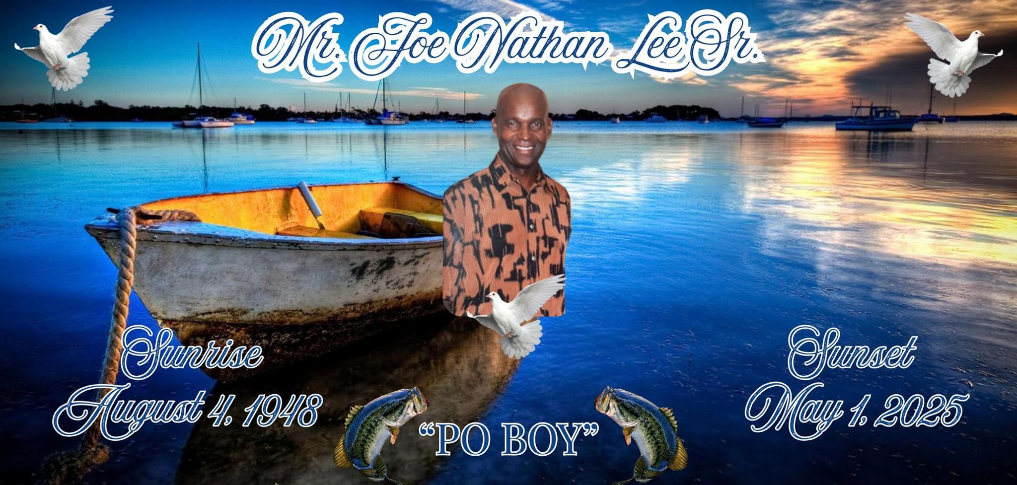 Cover for Mr. Joe Nathan “Po Boy” Lee Sr.'s Obituary
