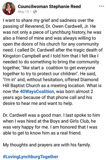 Rev. Dr. Owen Calvin Cardwell, Jr. photo gallery thumbnail 80 of 83