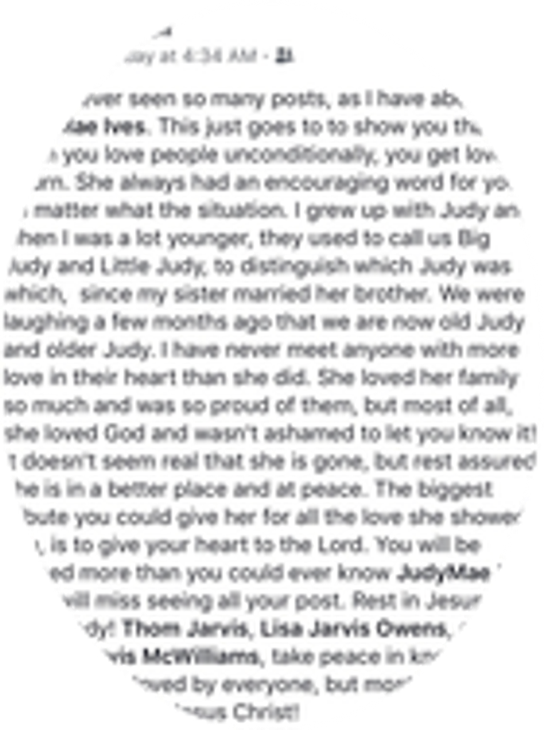 Judy Mae Eye
