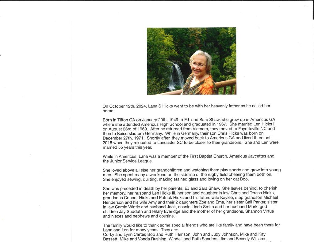 Mrs. Lana S Hicks Profile Photo