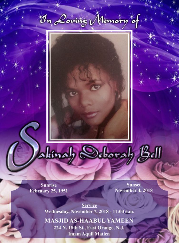 Sakinah Deborah Bell Profile Photo