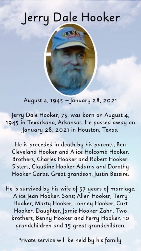 Jerry Dale Hooker