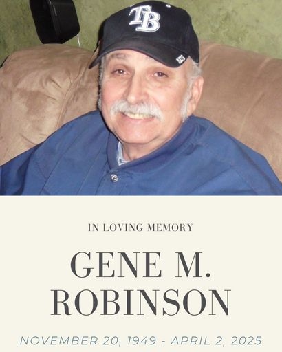 Gene Martin Robinson's obituary image
