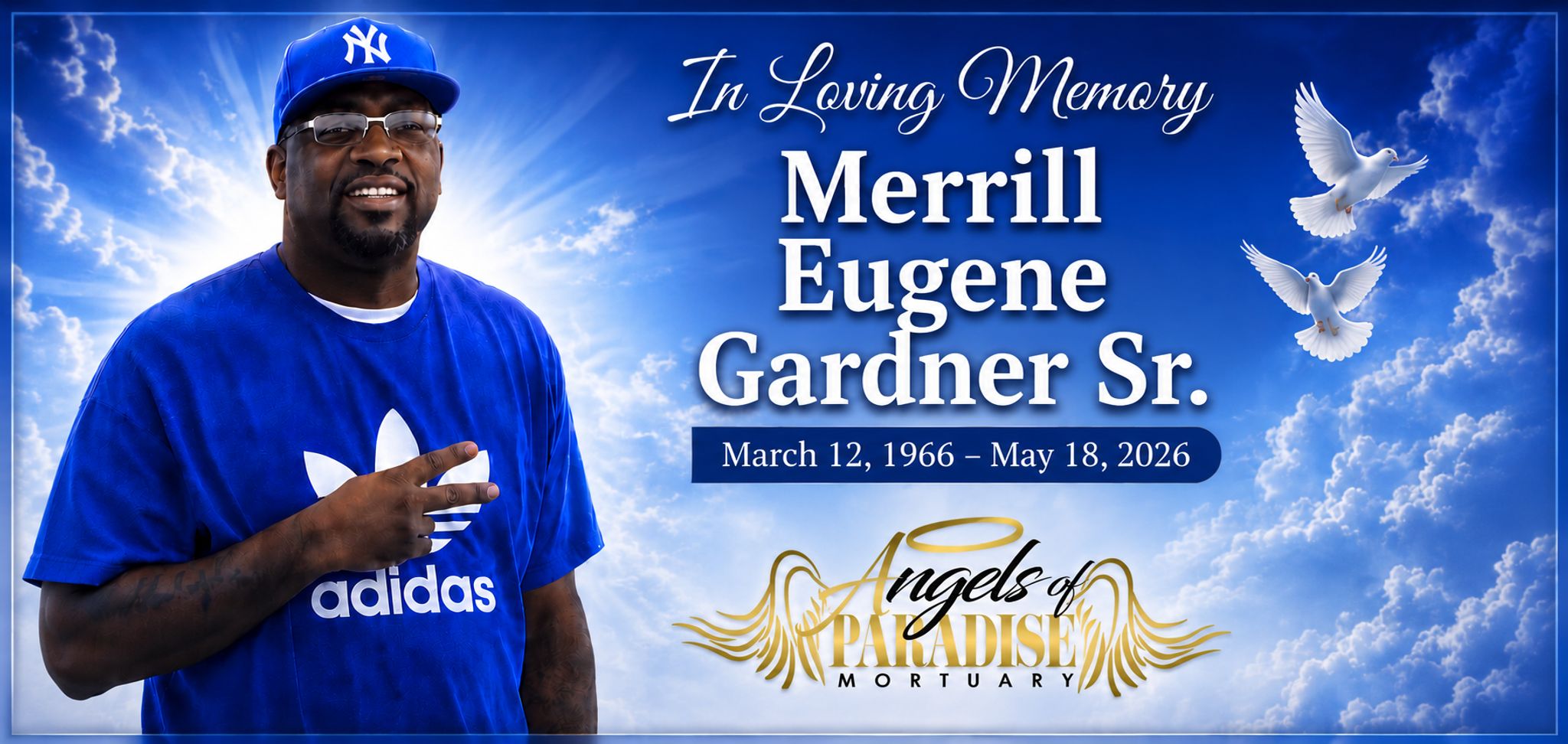 Cover for Merrill Eugene Gardner Sr's Obituary