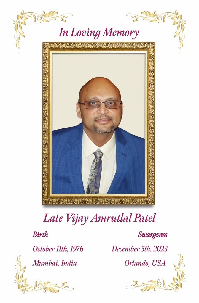Vijay Amrutlal Patel