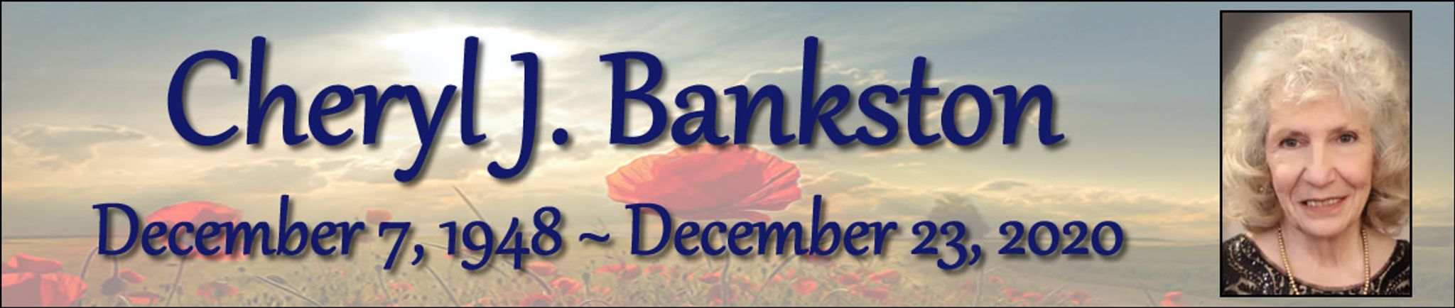 Cover photo for Cheryl Bankston's Obituary