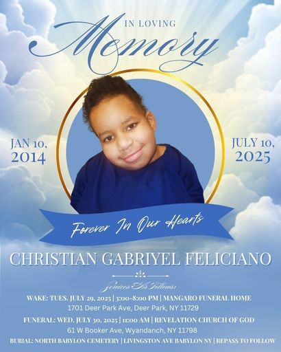 Christian Gabriyel Feliciano's obituary image