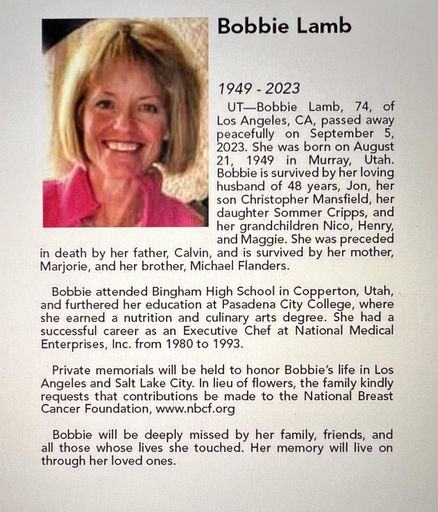 Bobbie Lee Lamb Profile Photo