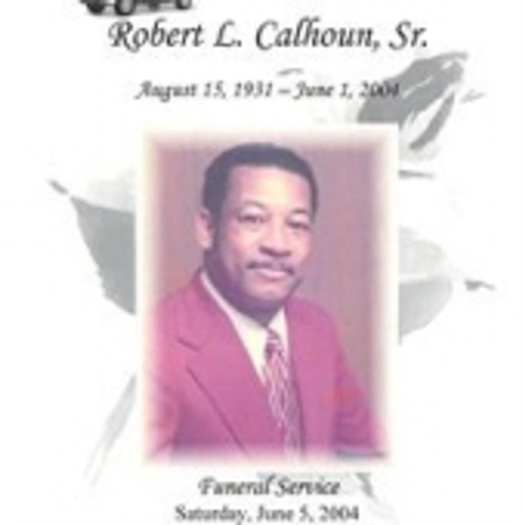 Robert  L. Calhoun  Sr.